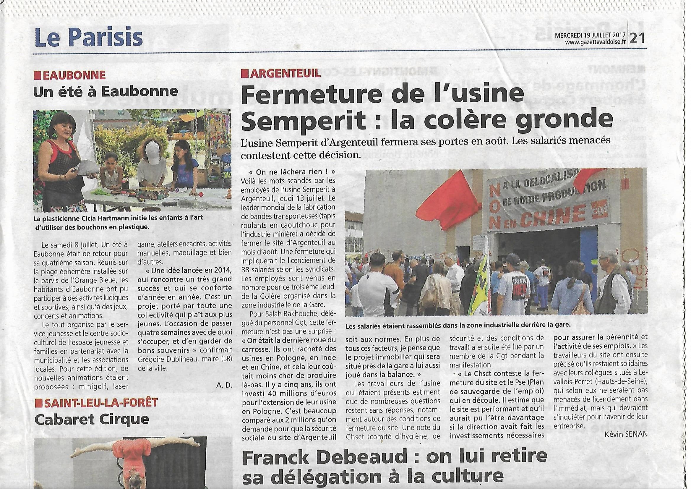 Article Gazette du Val d'Oise 3