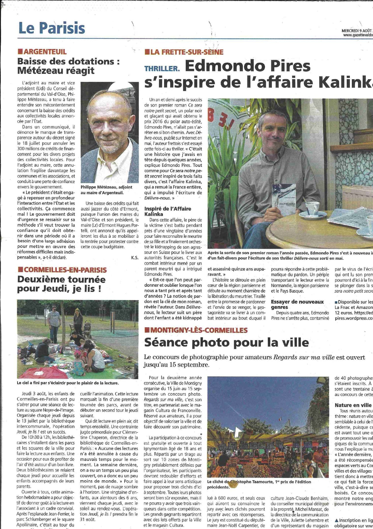 Article Gazette du Val d'Oise 6